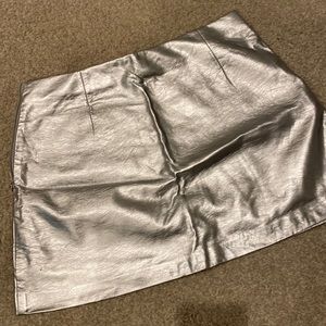 Silver skirt barely used